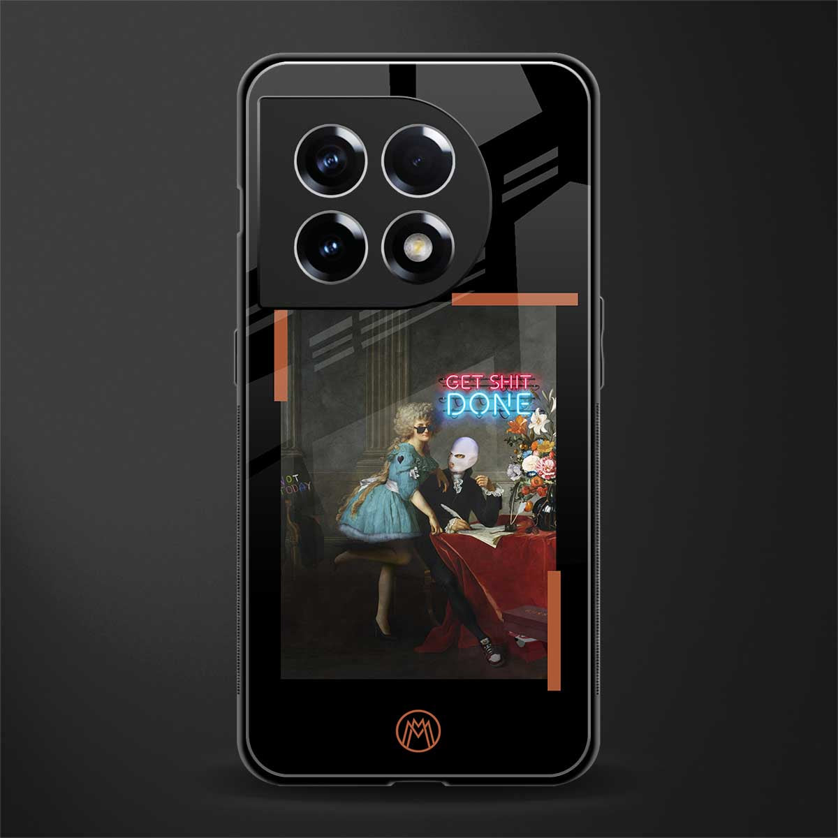 get shit done back phone cover | glass case for oneplus 11