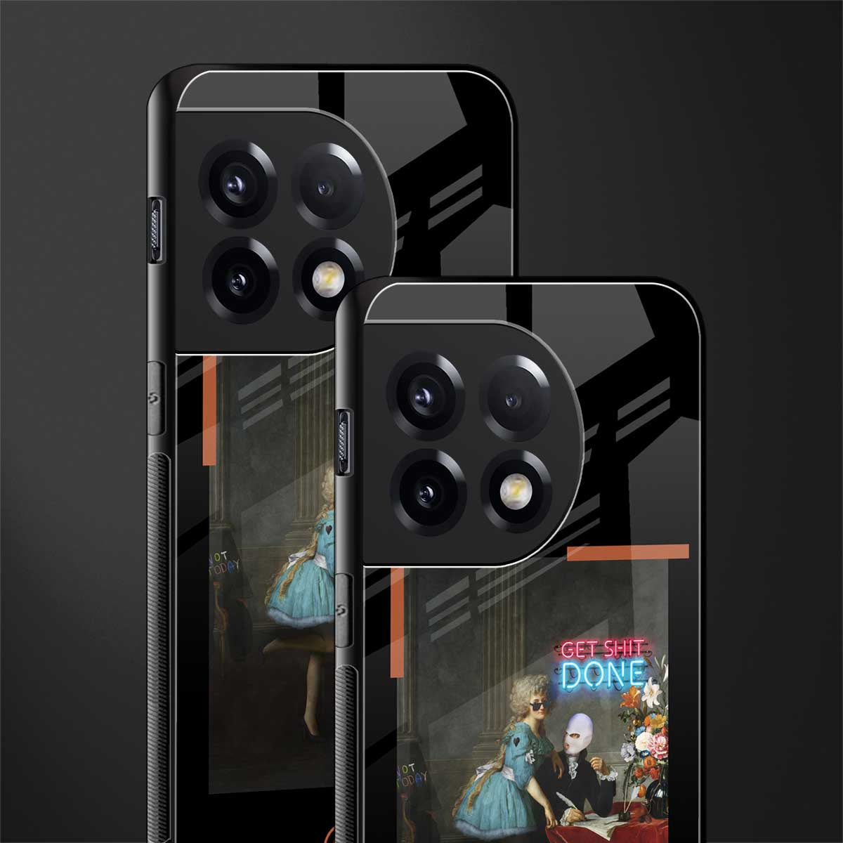 get shit done back phone cover | glass case for oneplus 11r