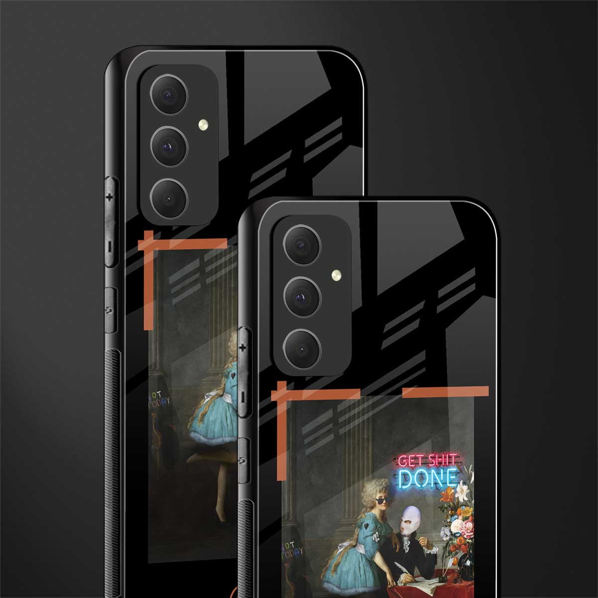 get shit done back phone cover | glass case for samsung galaxy a54 5g