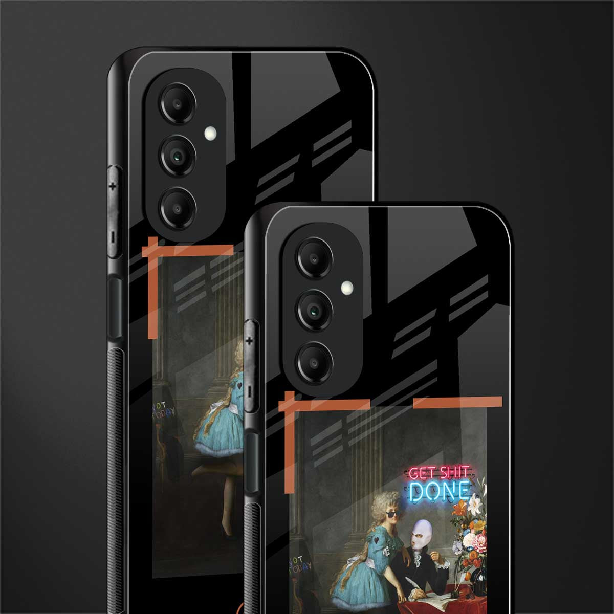 get shit done back phone cover | glass case for samsung galaxy a14 5g