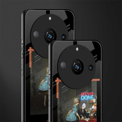 get shit done back phone cover | glass case for realme 11 pro 5g