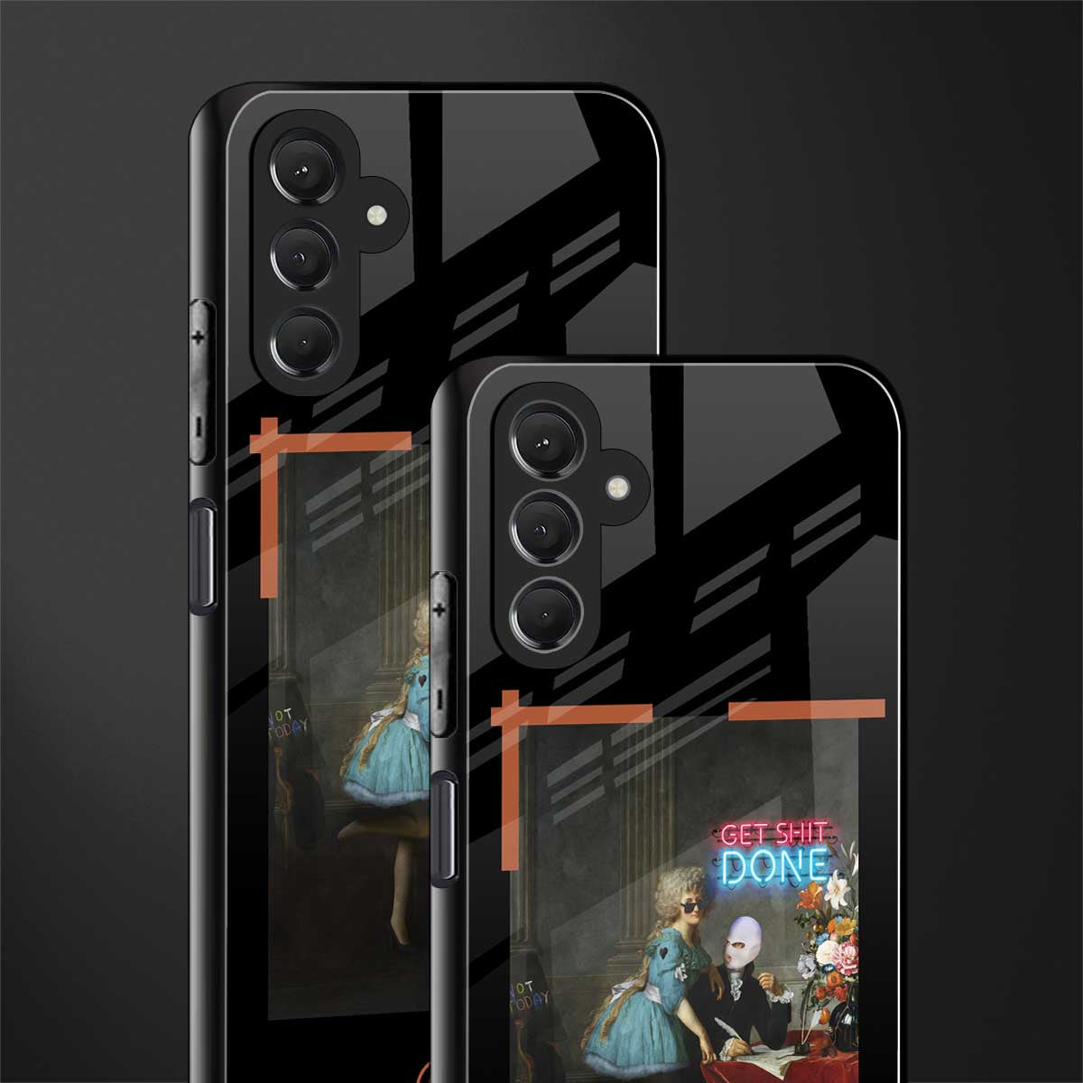 get shit done back phone cover | glass case for samsun galaxy a24 4g