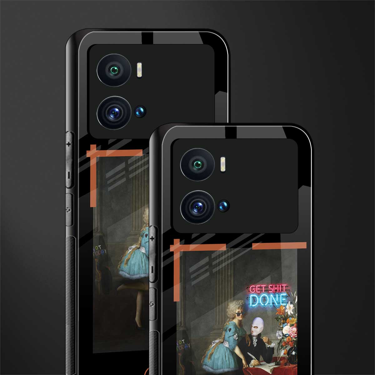 get shit done back phone cover | glass case for iQOO 9 Pro