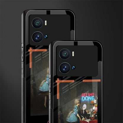 get shit done back phone cover | glass case for iQOO 9 Pro