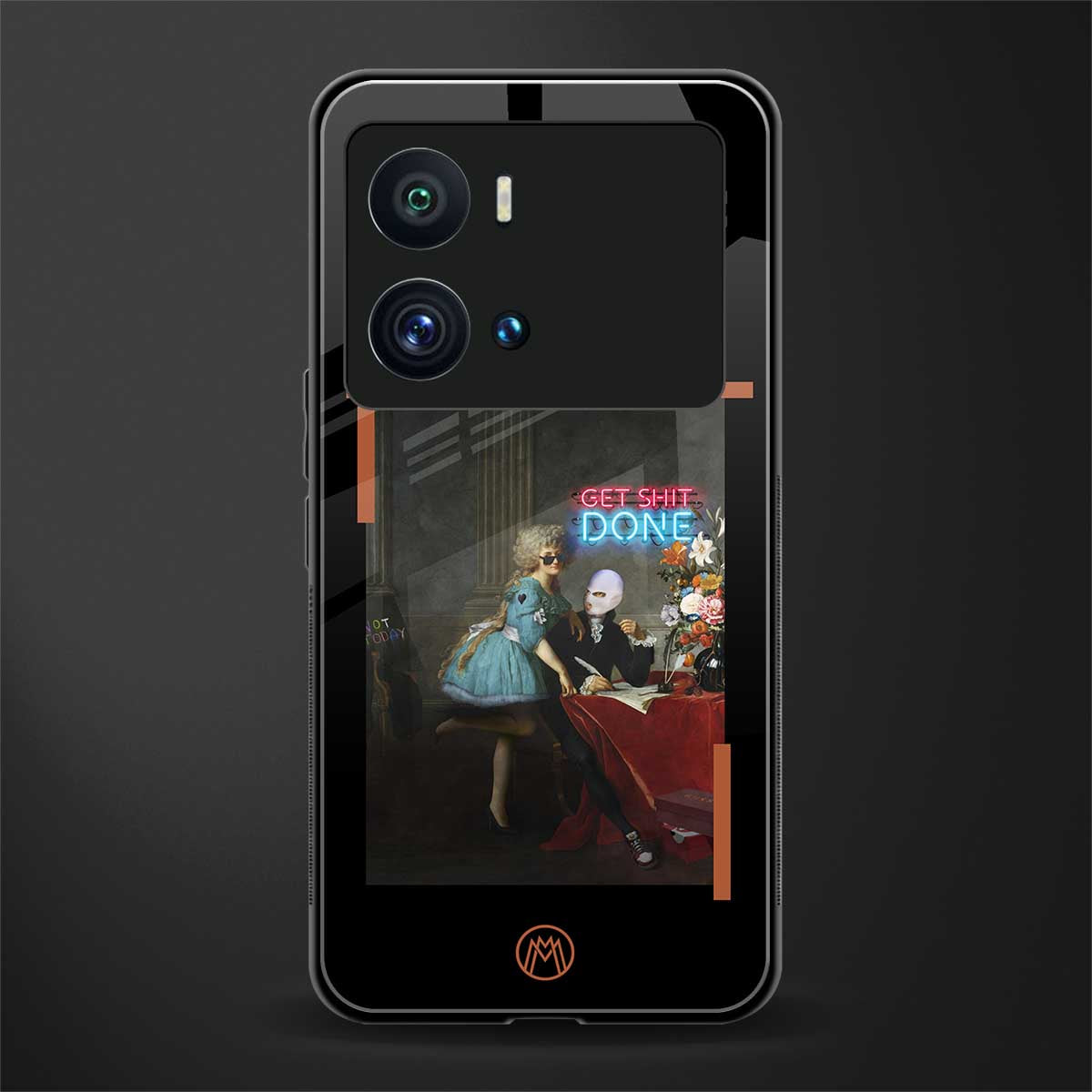 get shit done back phone cover | glass case for iQOO 9 Pro