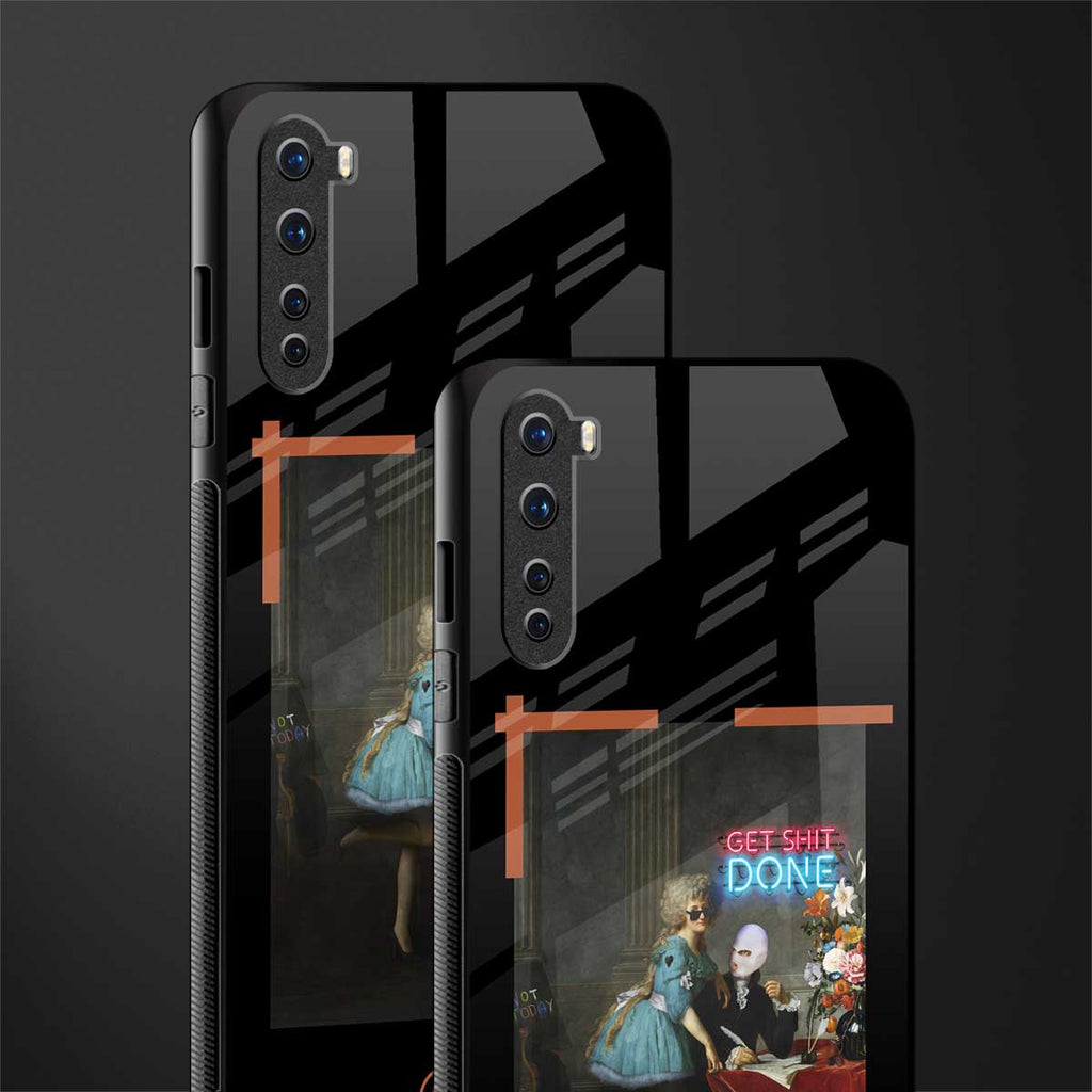 get shit done glass case for oneplus nord ac2001 image-2