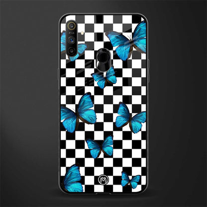 gimme butterflies glass case for realme narzo 10a image