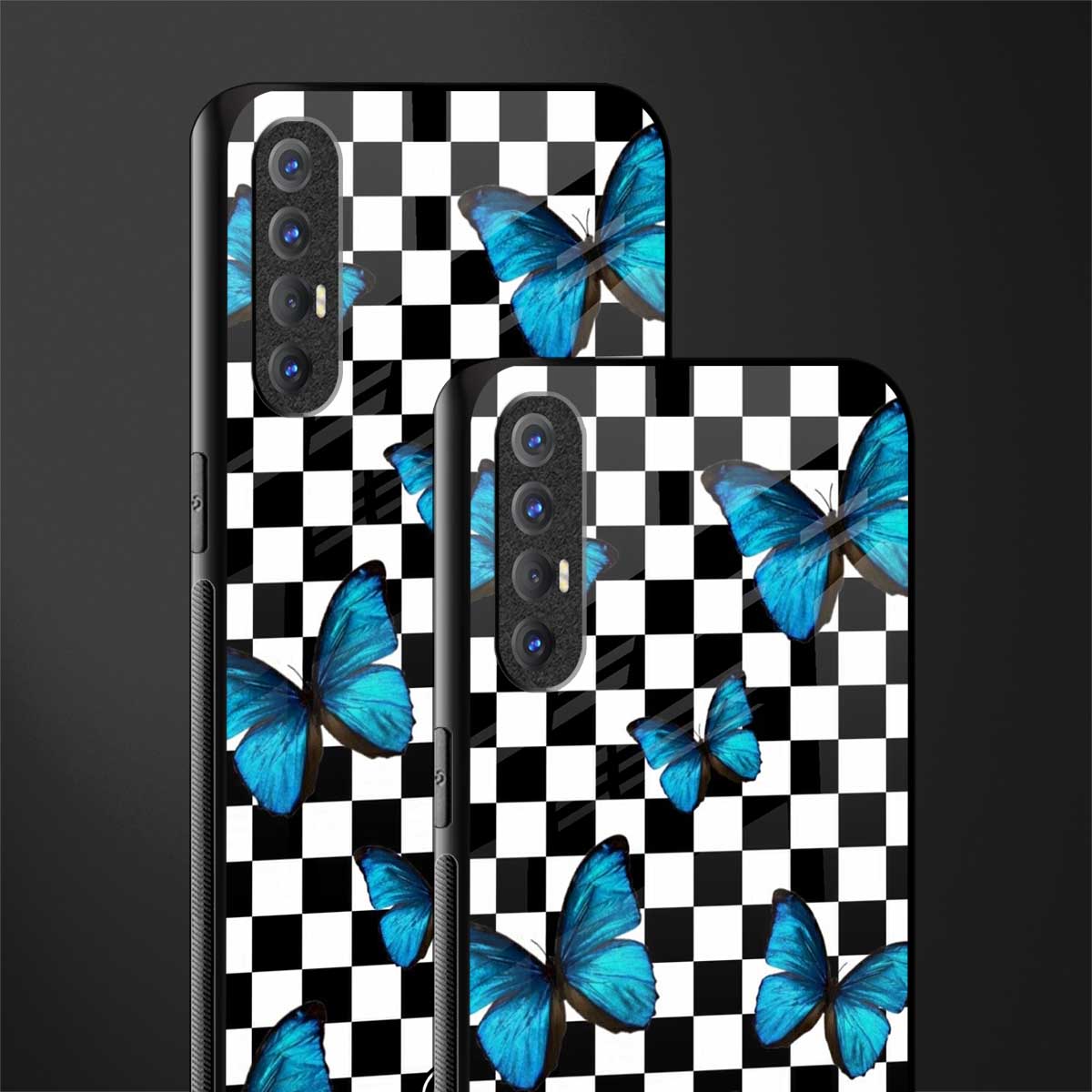 gimme butterflies glass case for oppo reno 3 pro image-2