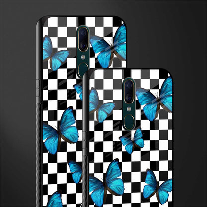 gimme butterflies glass case for oppo a9 image-2