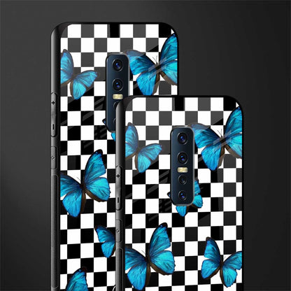 gimme butterflies glass case for vivo v17 pro image-2