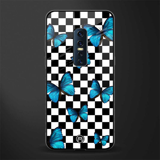 gimme butterflies glass case for vivo v17 pro image