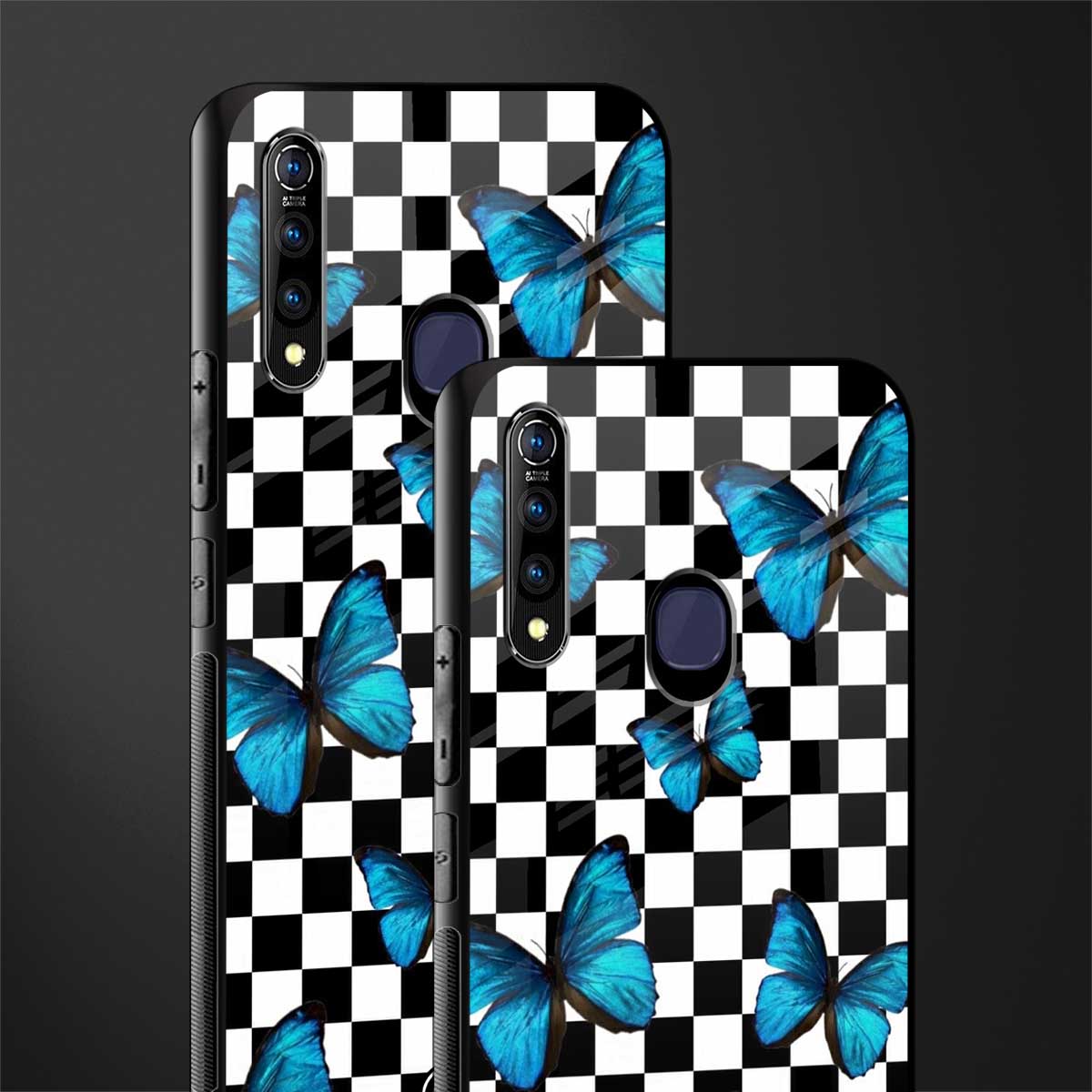 gimme butterflies glass case for vivo z1 pro image-2