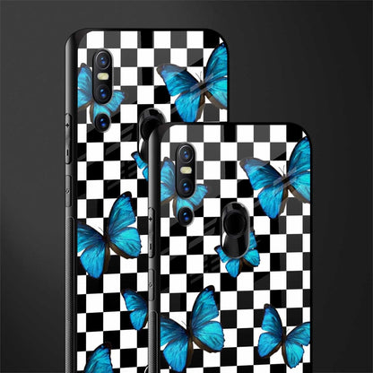 gimme butterflies glass case for vivo v15 image-2