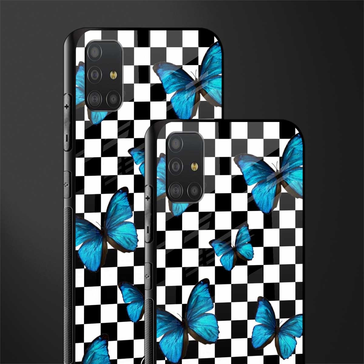 gimme butterflies glass case for samsung galaxy a51 image-2