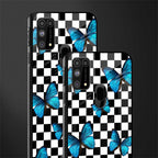 gimme butterflies glass case for samsung galaxy m31 prime edition image-2