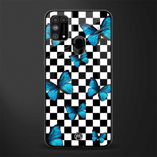 gimme butterflies glass case for samsung galaxy f41 image