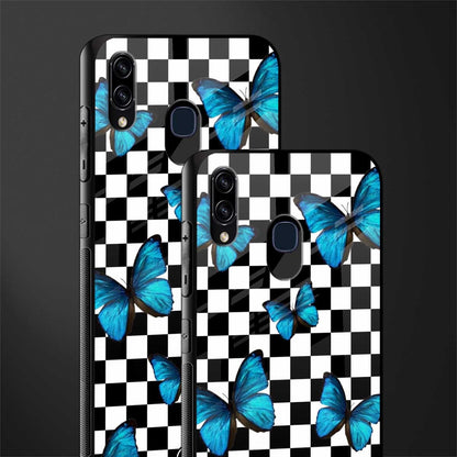 gimme butterflies glass case for samsung galaxy a20 image-2