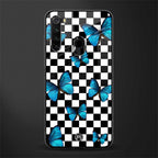 gimme butterflies glass case for redmi note 8 image