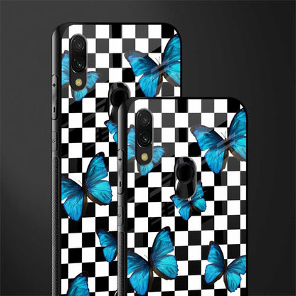 gimme butterflies glass case for redmi y3 image-2