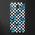 gimme butterflies glass case for redmi 8a image