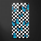 gimme butterflies glass case for redmi 8a image