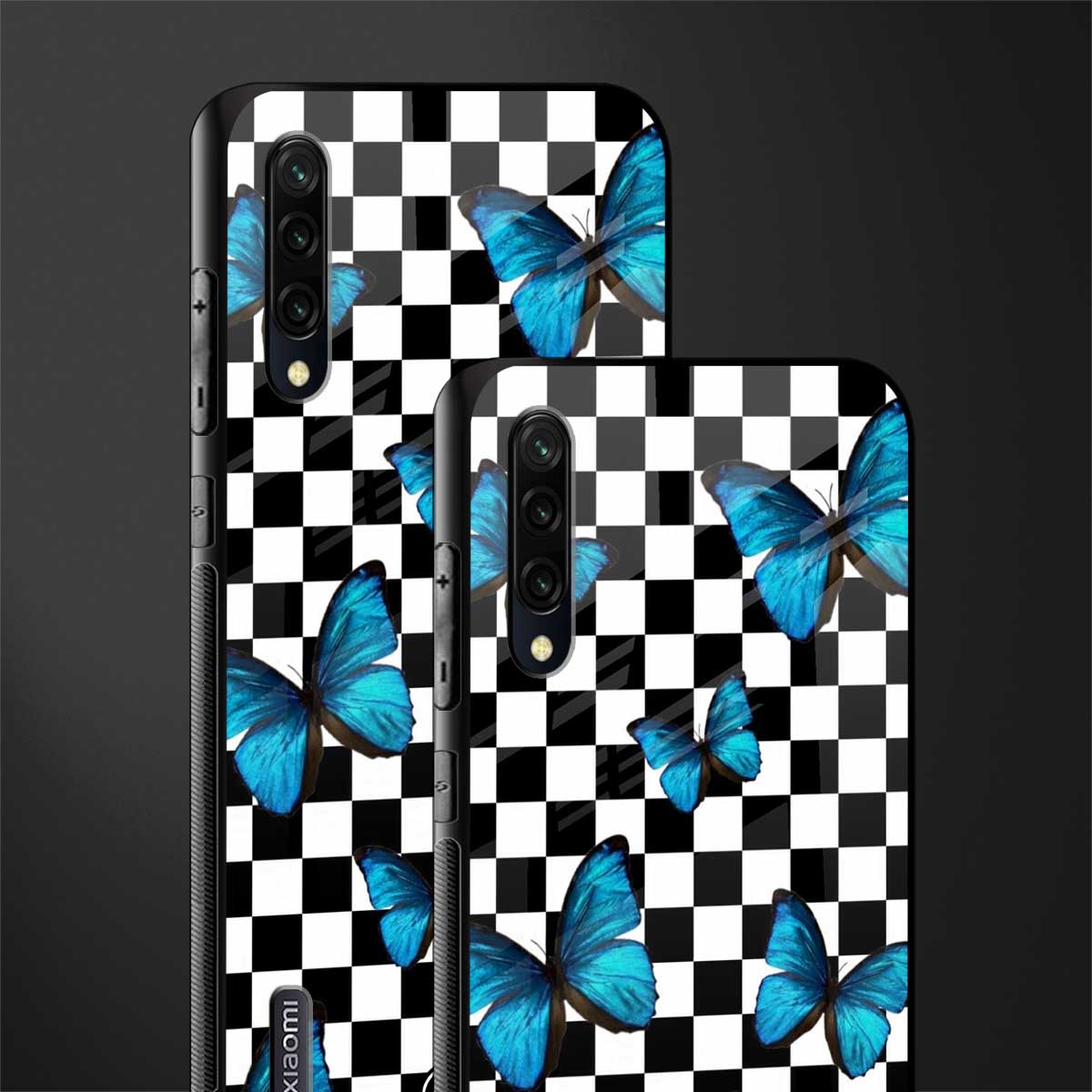 gimme butterflies glass case for mi a3 redmi a3 image-2