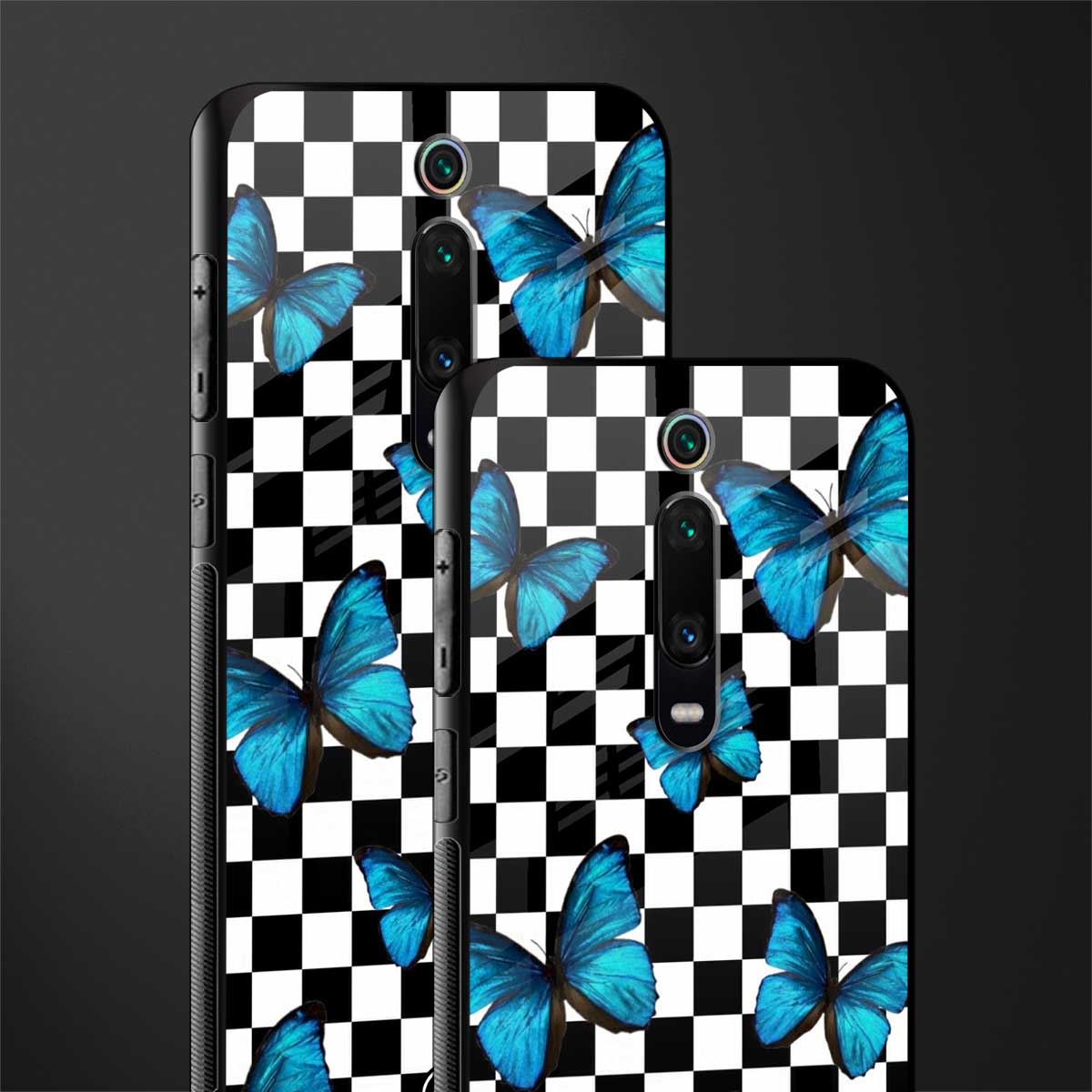 gimme butterflies glass case for redmi k20 pro image-2