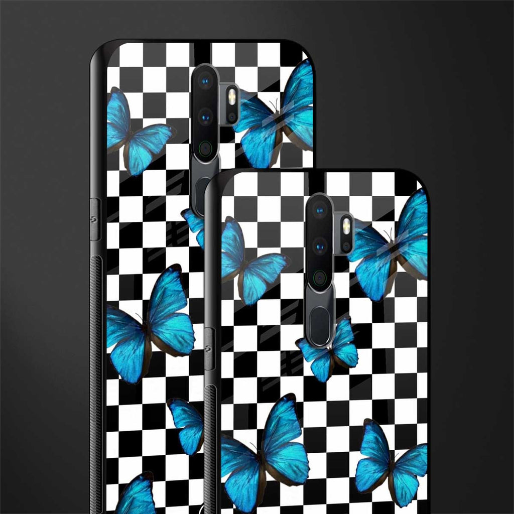gimme butterflies glass case for oppo a9 2020 image-2
