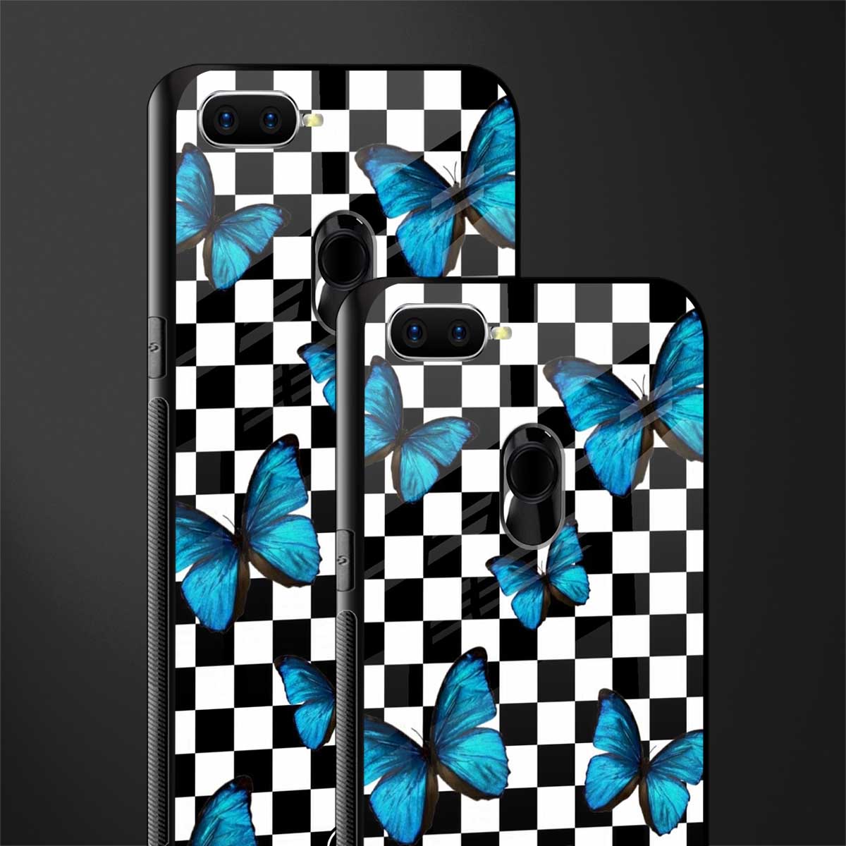 gimme butterflies glass case for realme 2 pro image-2