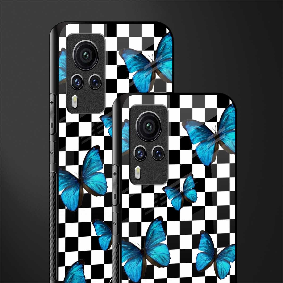 gimme butterflies glass case for vivo x60 pro image-2