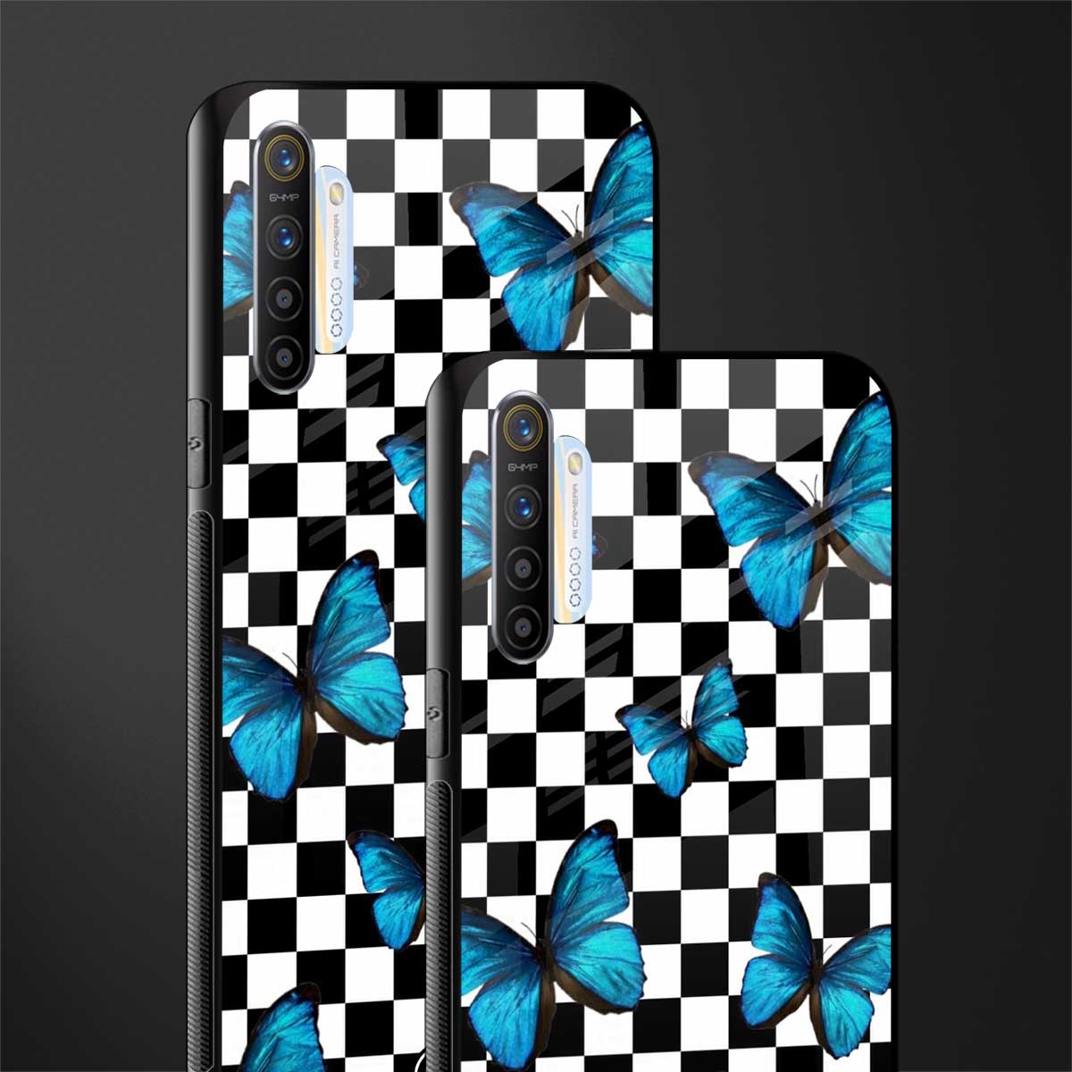 gimme butterflies glass case for realme x2 image-2