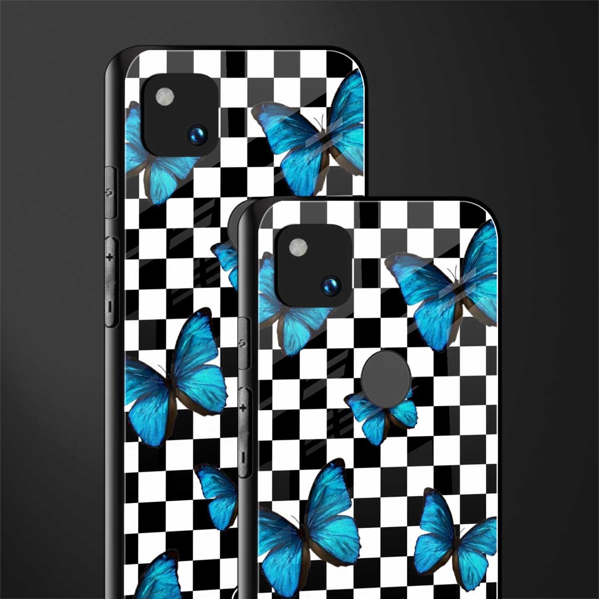 gimme butterflies back phone cover | glass case for google pixel 4a 4g