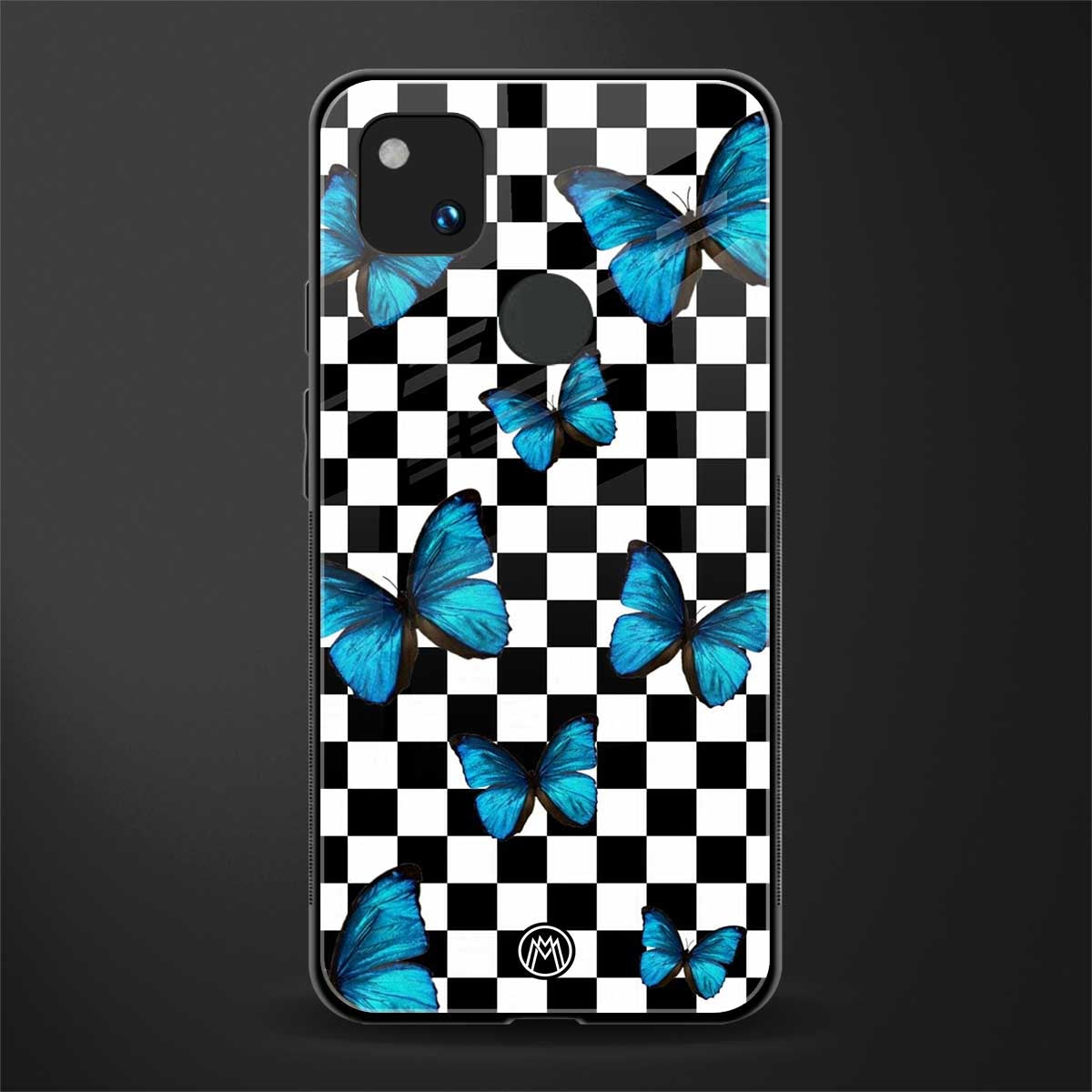 gimme butterflies back phone cover | glass case for google pixel 4a 4g