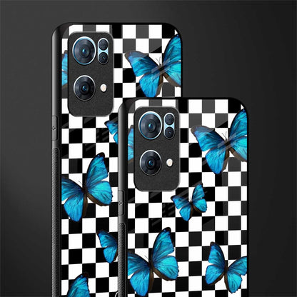 gimme butterflies glass case for oppo reno7 pro 5g image-2