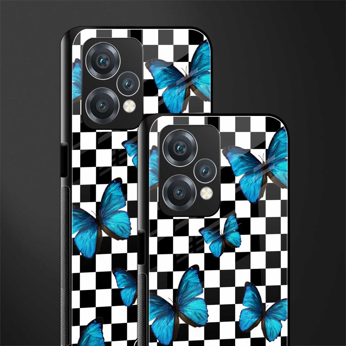 gimme butterflies back phone cover | glass case for realme 9 pro 5g