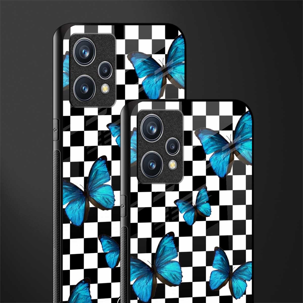 gimme butterflies glass case for realme 9 4g image-2
