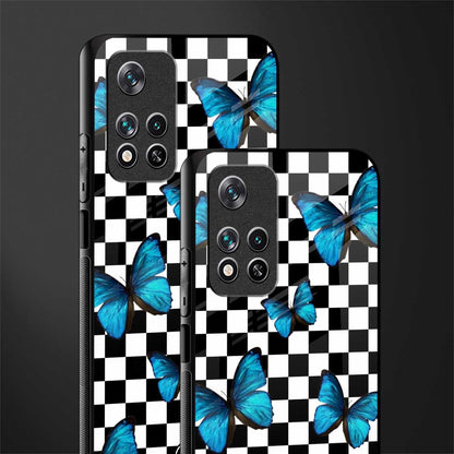 gimme butterflies glass case for poco m4 pro 5g image-2