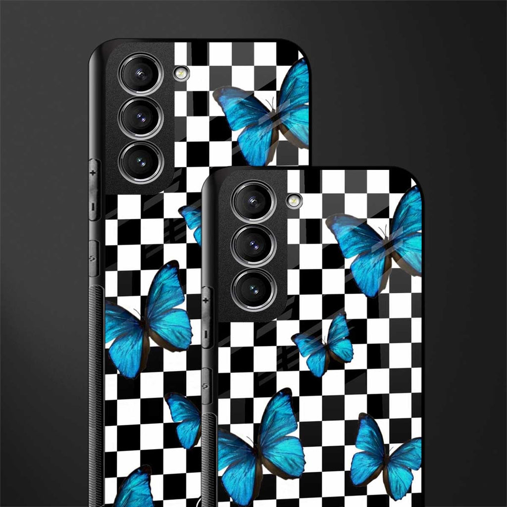 gimme butterflies glass case for samsung galaxy s22 plus 5g image-2