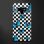 gimme butterflies glass case for samsung galaxy note 9 image
