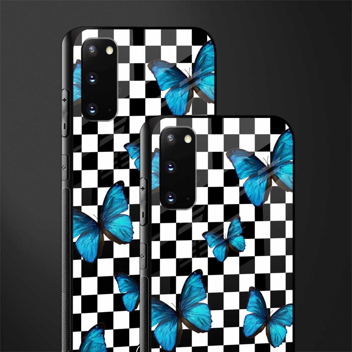 gimme butterflies glass case for samsung galaxy s20 image-2