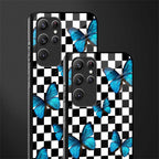 gimme butterflies glass case for samsung galaxy s22 ultra 5g image-2