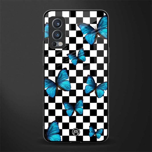 gimme butterflies glass case for oneplus nord 2 5g image