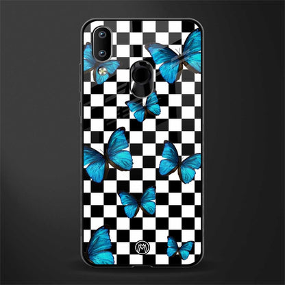 gimme butterflies glass case for vivo y91 image