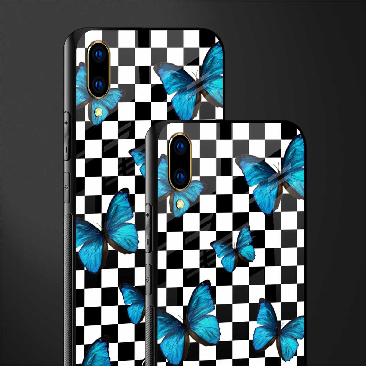 gimme butterflies glass case for vivo v11 pro image-2