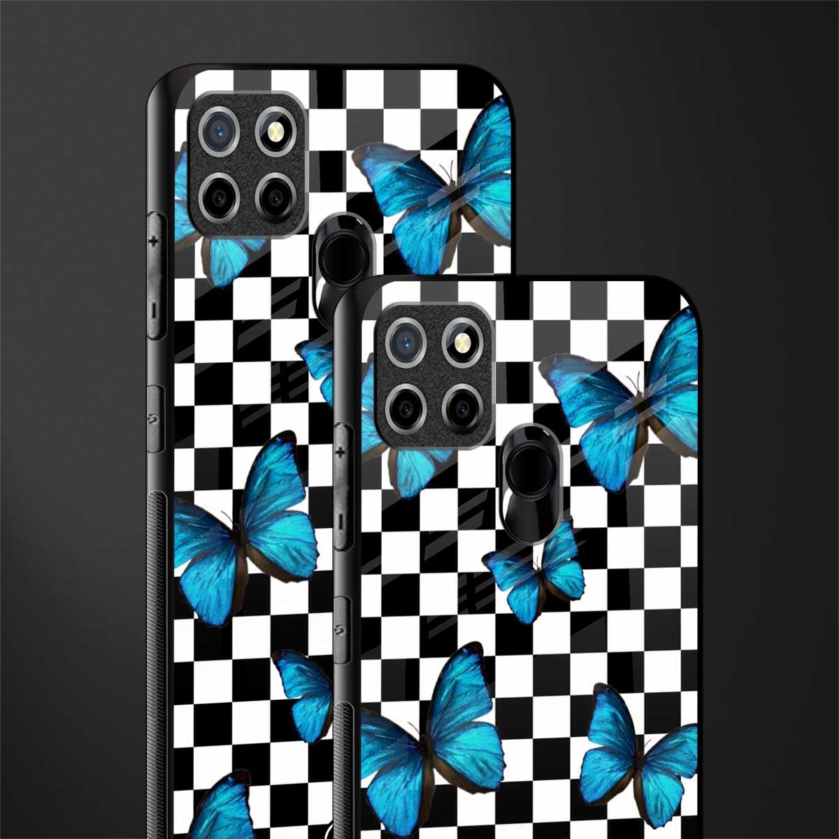 gimme butterflies glass case for realme c25 realme c25s image-2