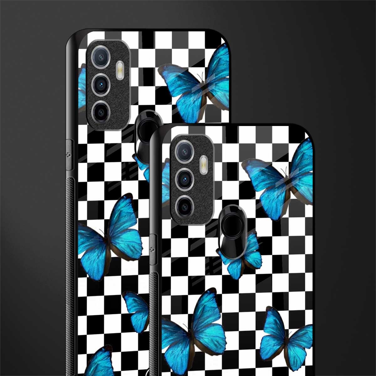 gimme butterflies glass case for oppo a53 image-2
