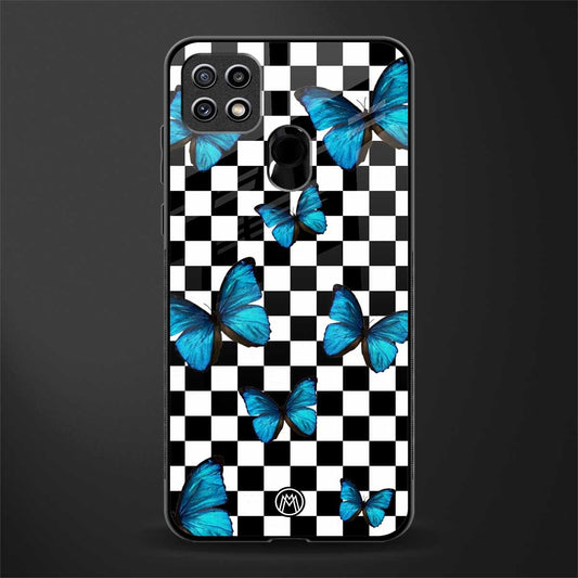 gimme butterflies glass case for oppo a15 image
