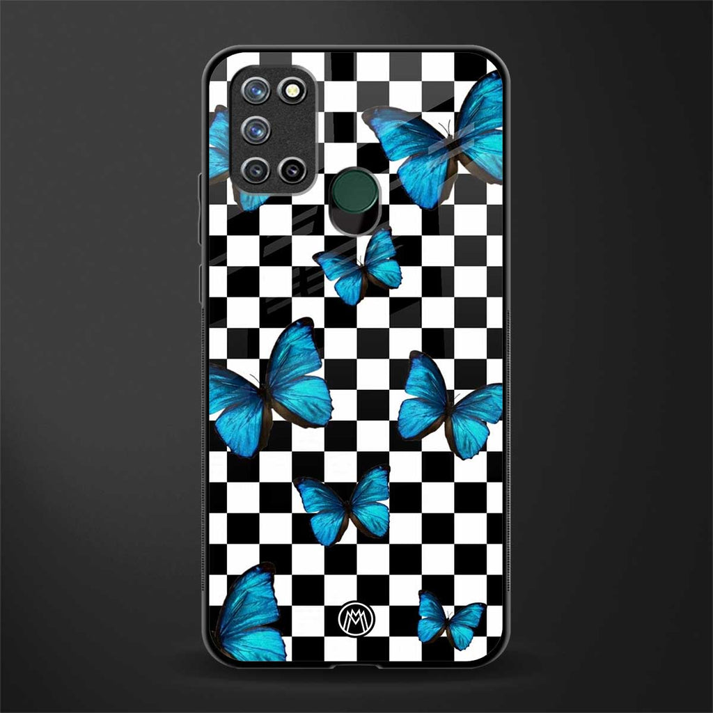 gimme butterflies glass case for realme 7i image