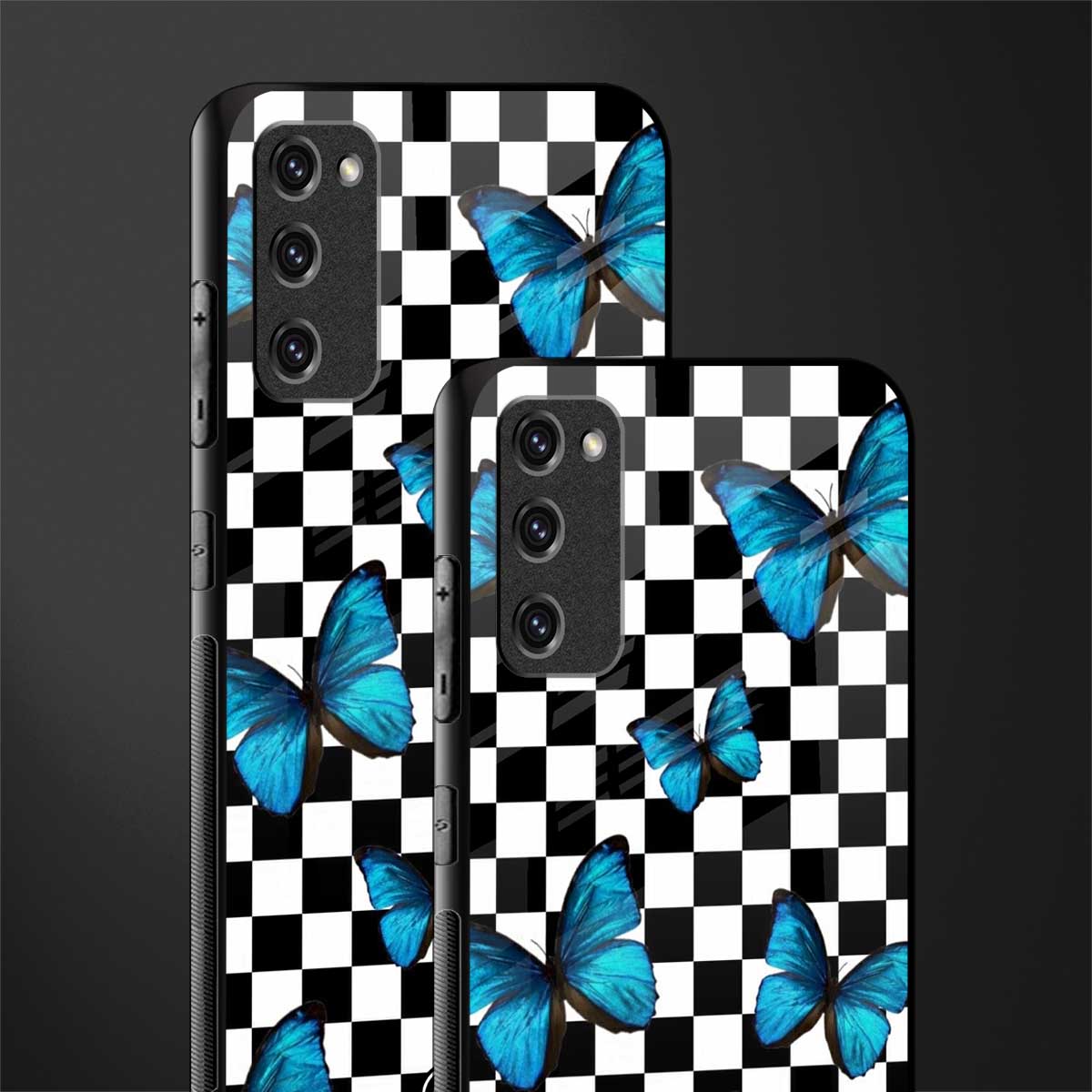 gimme butterflies glass case for samsung galaxy s20 fe image-2