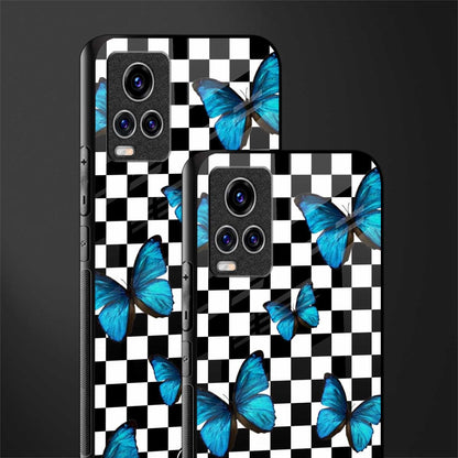 gimme butterflies glass case for vivo v20 pro image-2